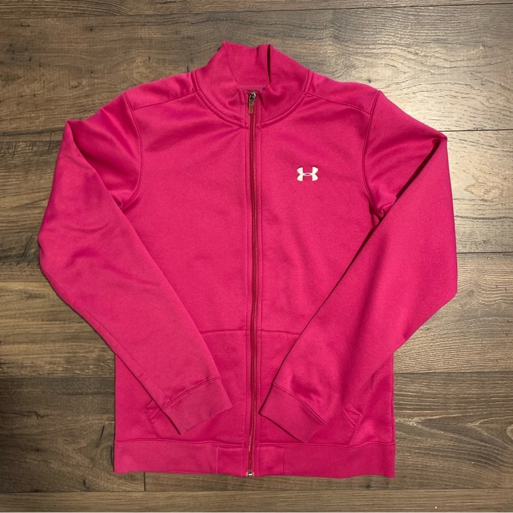 Under Armour | Zip Up Berry Pink Jacket Women’s Sz M